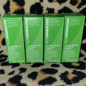 4 X Ole Henriksen Counter Balance Oil Control Hydrator Moisturizers 0.5 fl oz